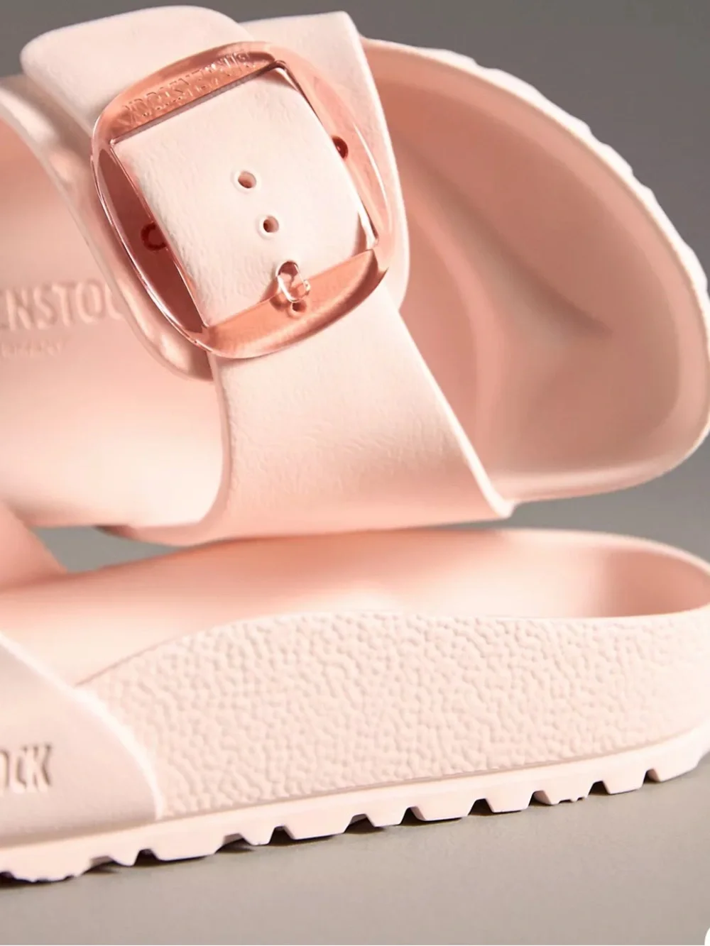 Birkenstock Madrid Big Buckle EVA Sandals in Light Rose